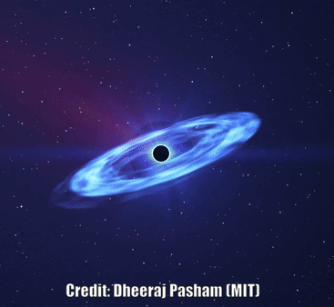 GIF of the black hole jet explosion