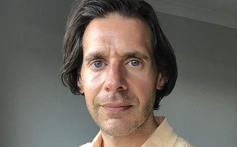 Head and shoulders of man