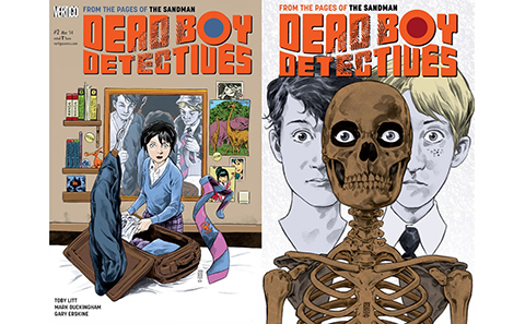 Images of two comic covers