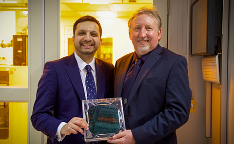 Prof Reed and Minister Bhatti