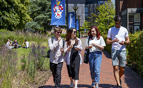 Happy students at Southampton 