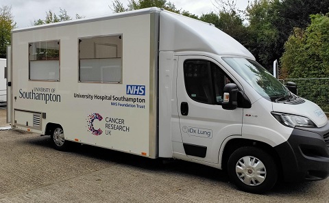 The iDx Lung mobile sampling unit