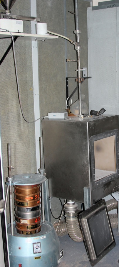 Air-sand rig (inside chamber)