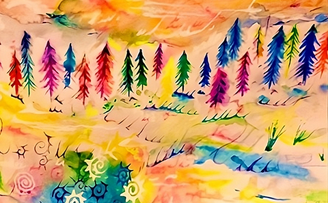 A painting by Cindy Brooks