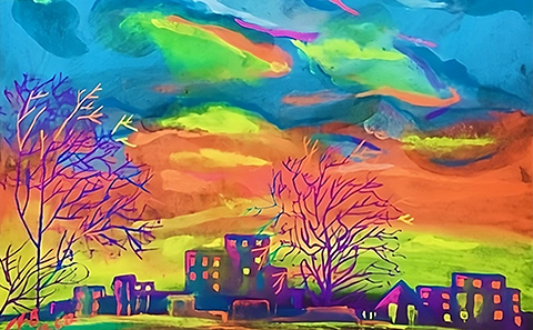 Painting by Cindy Brooks