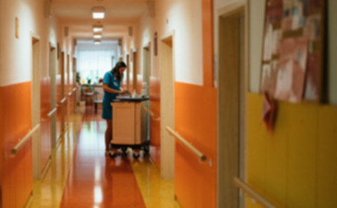 Hospital corridor