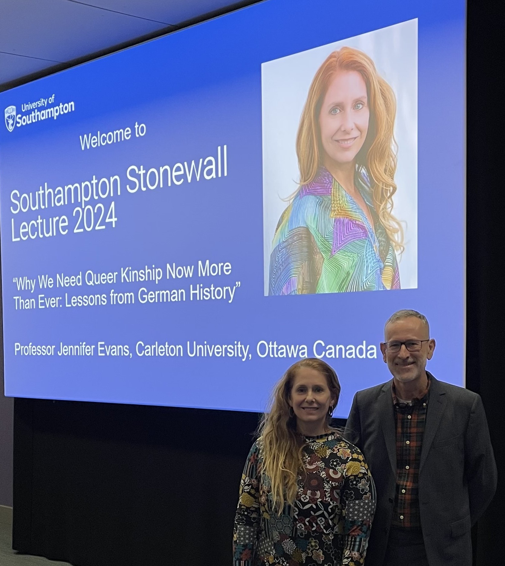 Professor Jennifer Evans and Professor Mark Cornwall