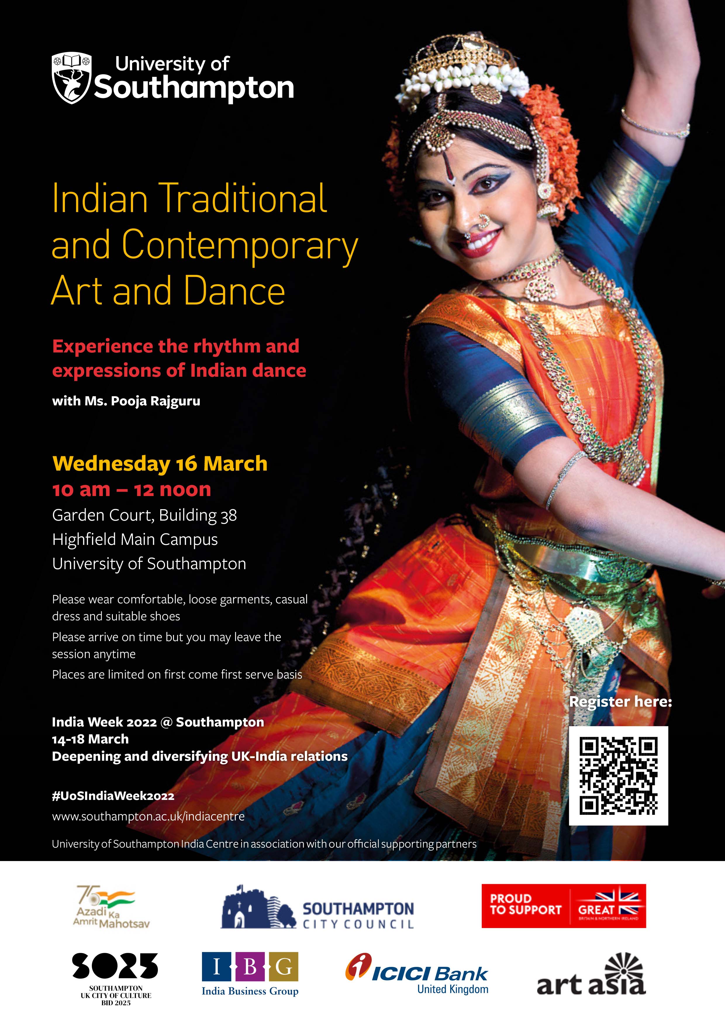 Dance workshop flyer