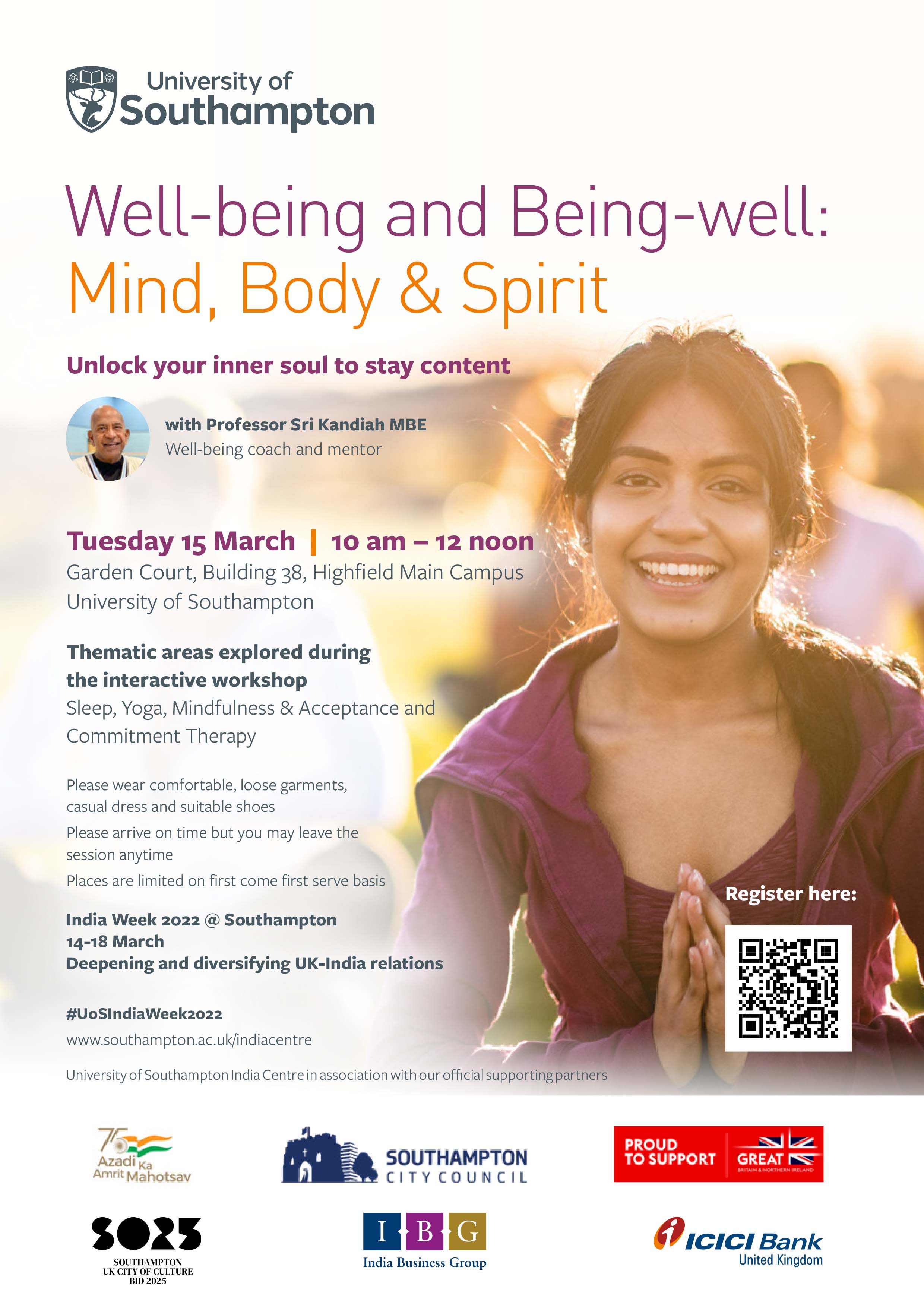 Wellbeing flyer