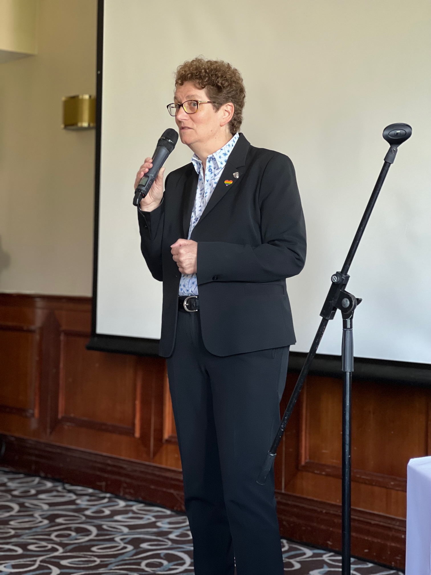 Prof Jane Falkingham opening the event and giving the welcome 