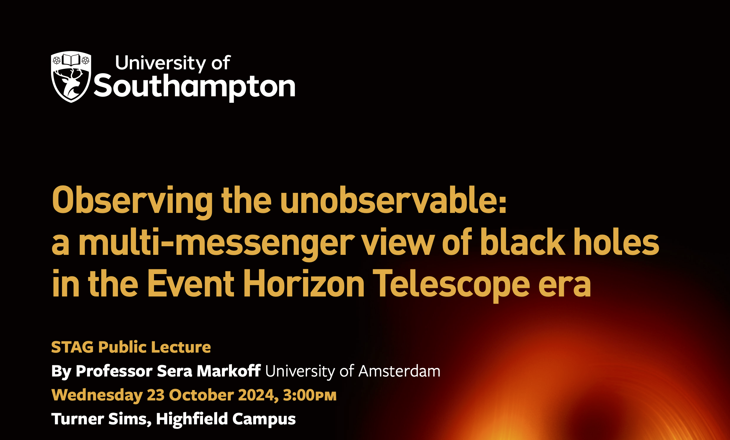 Public Lecture poster