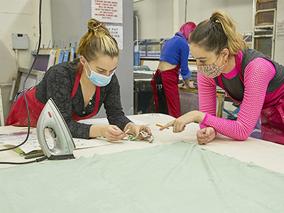 Tilly Rose, WSA textiles technician.