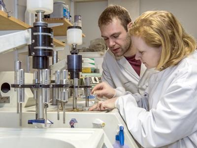 Dan Doran, SOES Rock Lab technician.