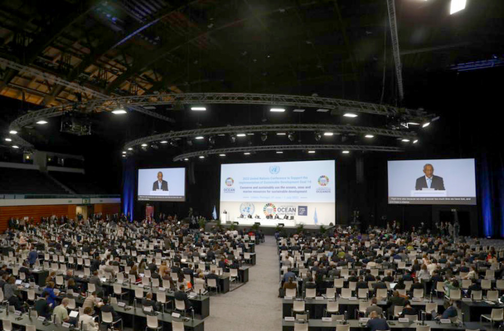 Delegates gather for the Conference opening ceremony