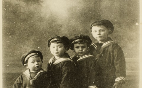 The Markel brothers (Willy, Simon, David and Richard) Chemnitz, Germany circa 1928