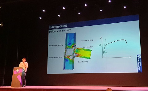 Zizhou Ding presenting at Eurosteel