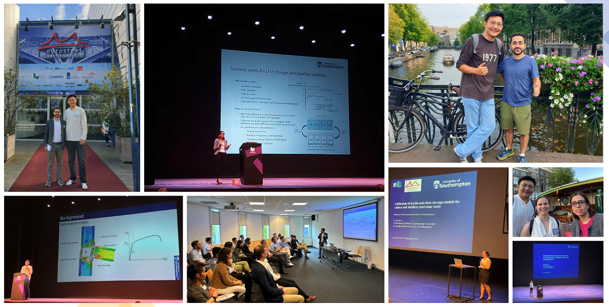 Snapshots from the conference and the group exploring Amsterdam