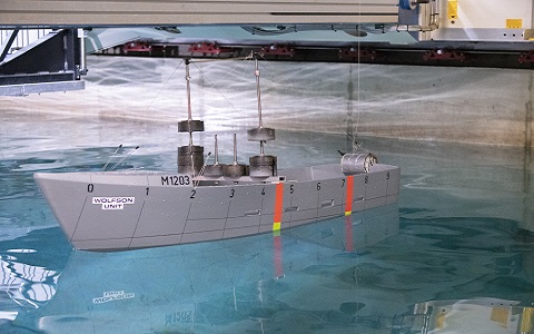 Scale model ballasted