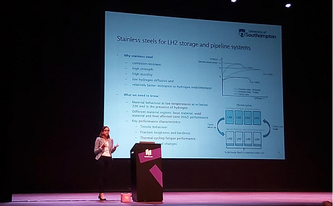 Dr Sheida Afshan at EuroSteel2023