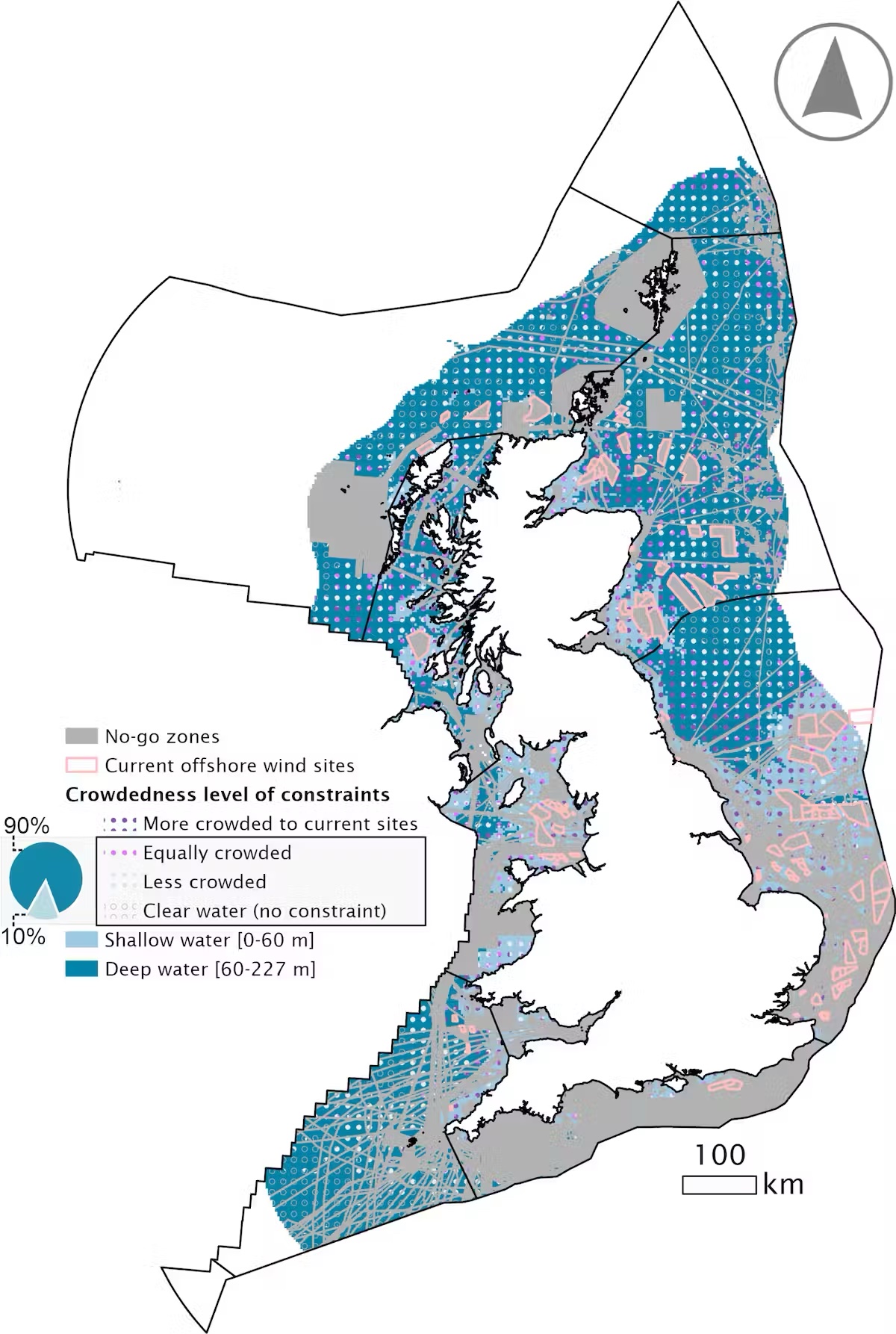 Space availability for wind ambitions