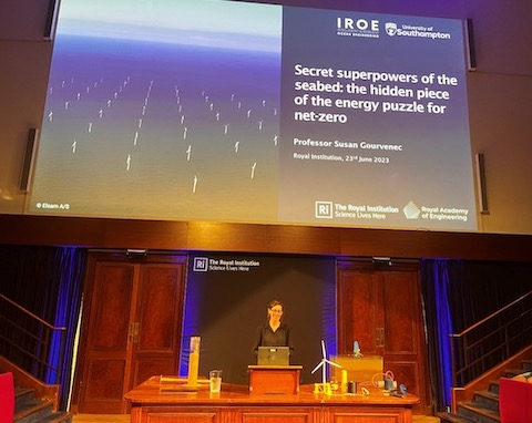 Susan Gourvenec sharing secret superpowers of the seabed