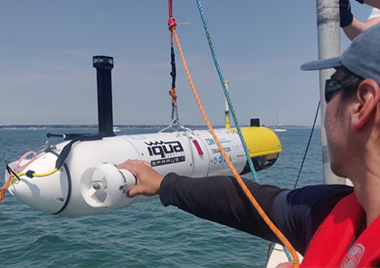 AUV SMARTY200 maiden voyage