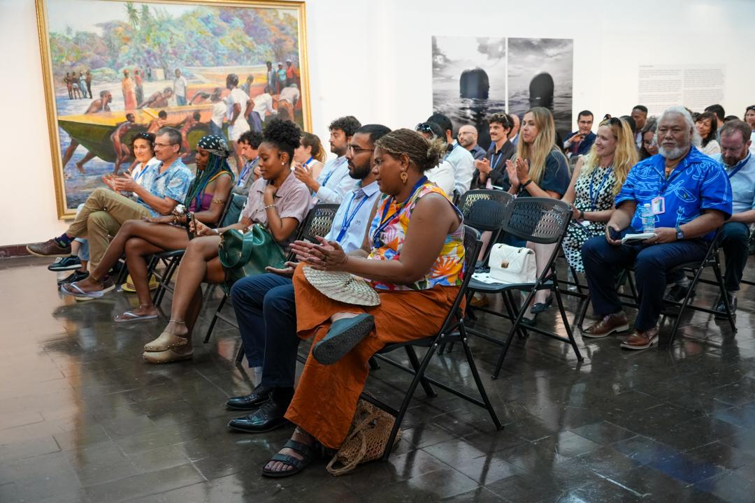 Our Collective Seabed Side Event & Exhibition, 22nd July at National Gallery of Jamaica, Kingston © Photo by IISD/ENB - Andrés Felipe Carvajal Gómez