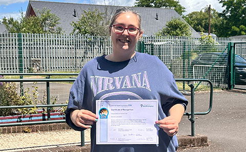 Nadine Crew, a parent involved in the Listening Cafes for mental health.