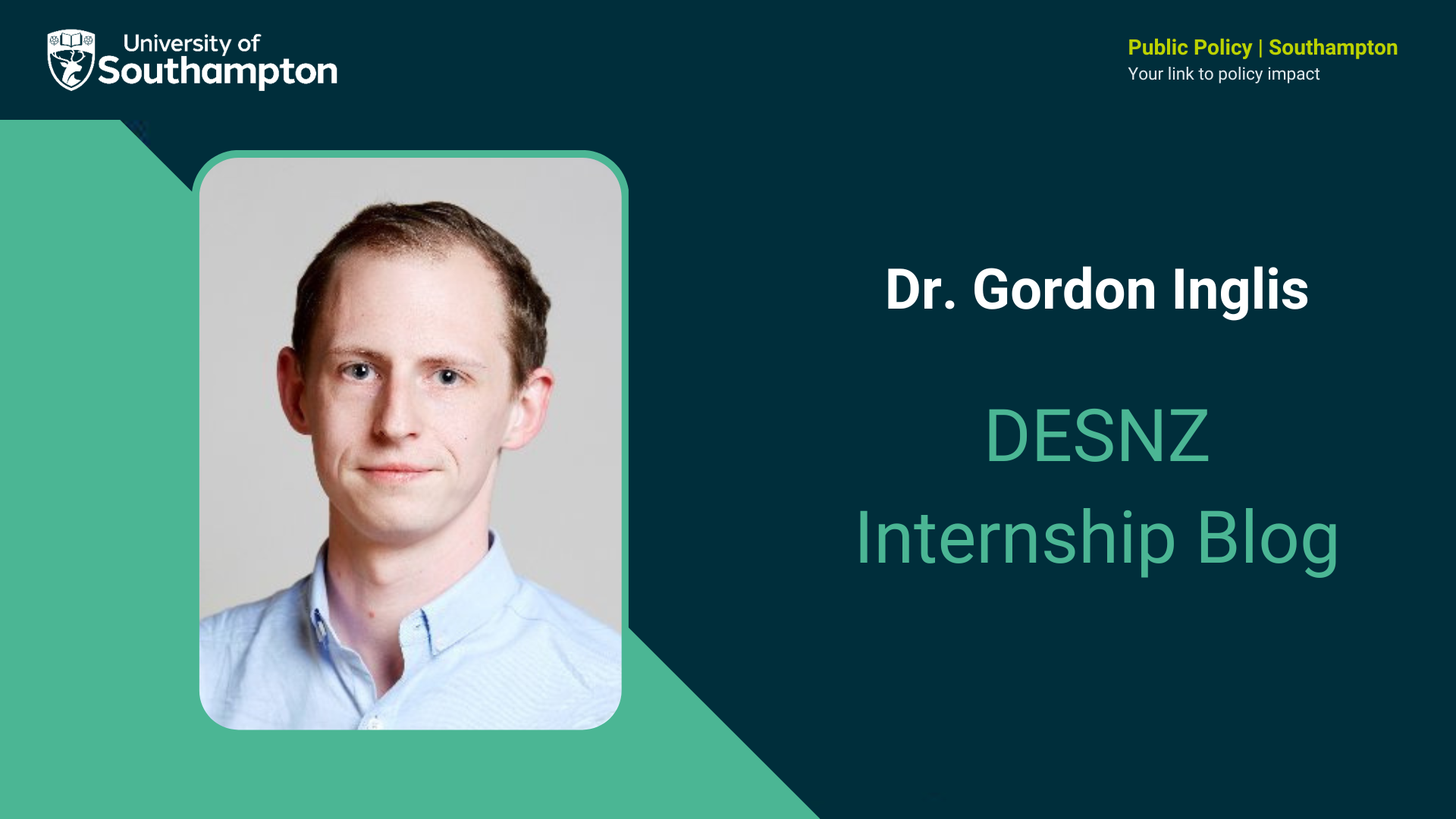 Gordon Inglis Intersnship Blog