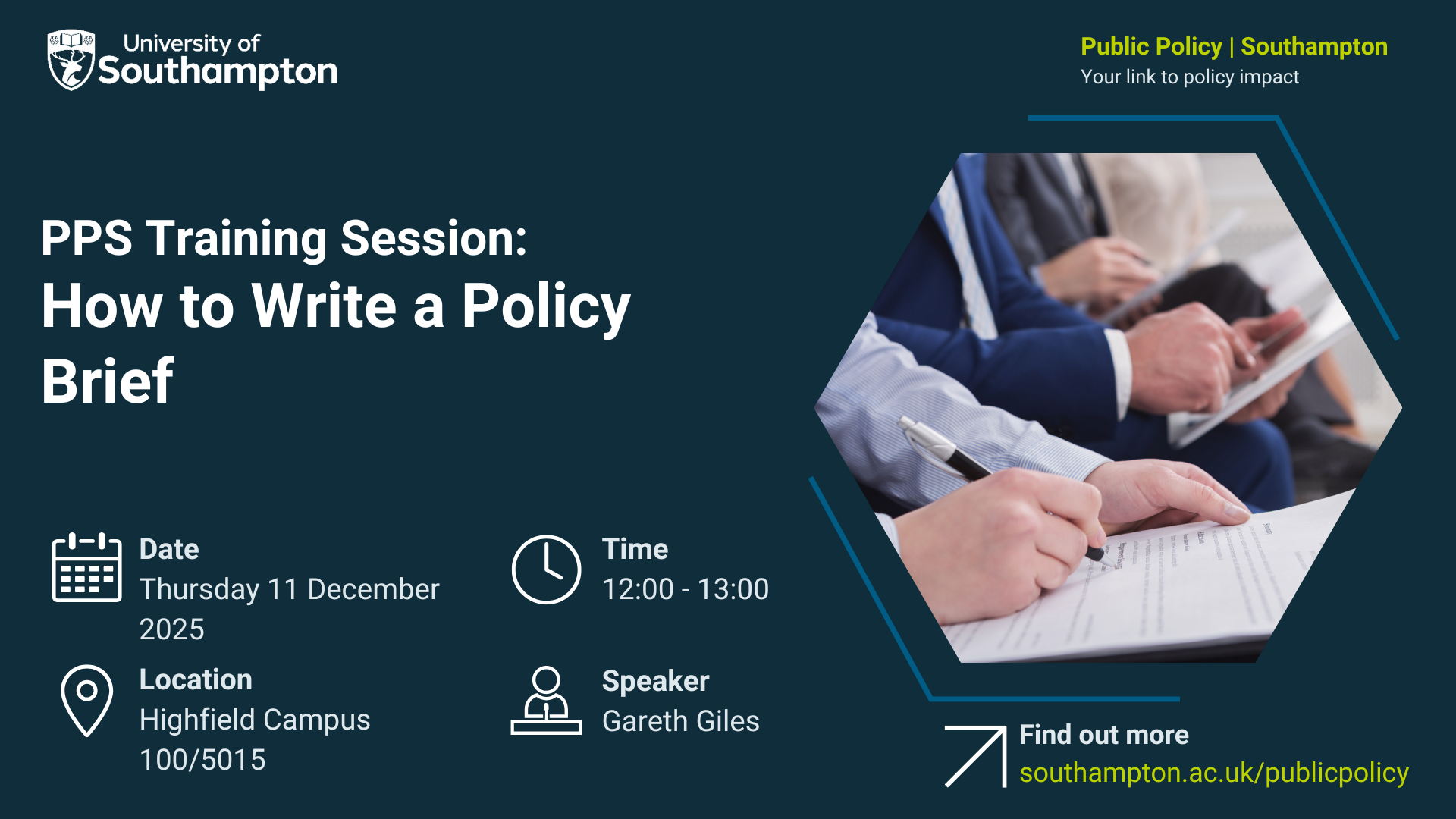 How to write a policy brief graphic