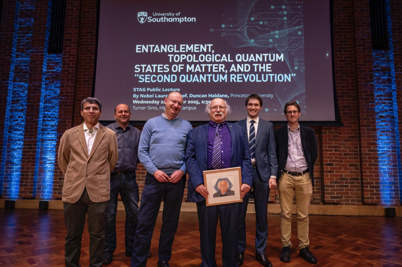 The STAG Committee with Prof Duncan Haldane