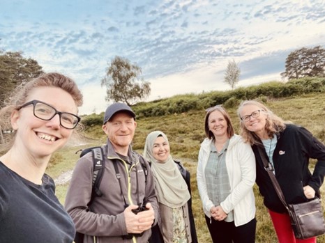 COLIF project team (L-R): Jacqueline Nightingale, Jim Mitchell, Ashra Khanom, Emma Rawlings Smith, Sheena Carlisle