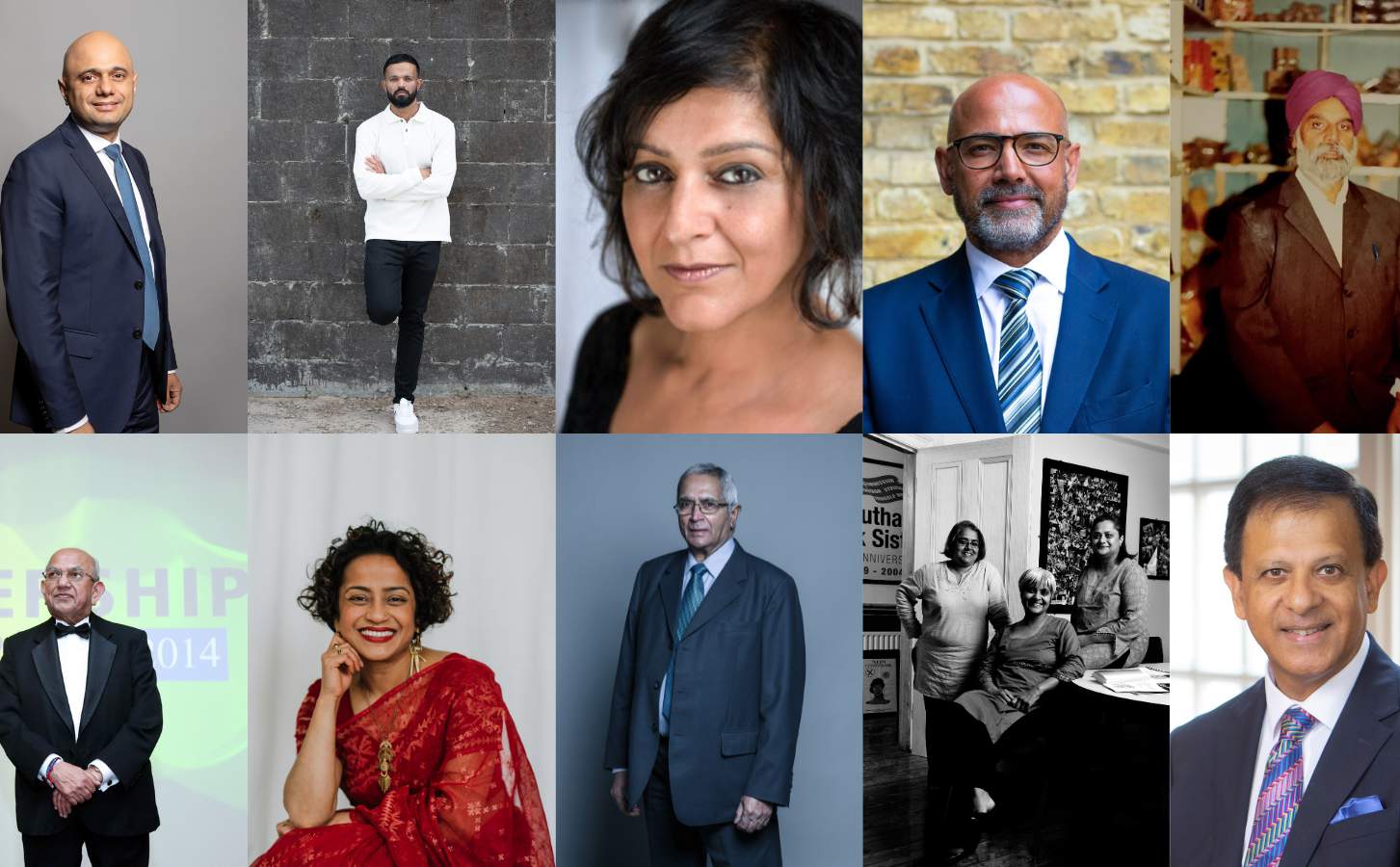 Grid image of 10 people