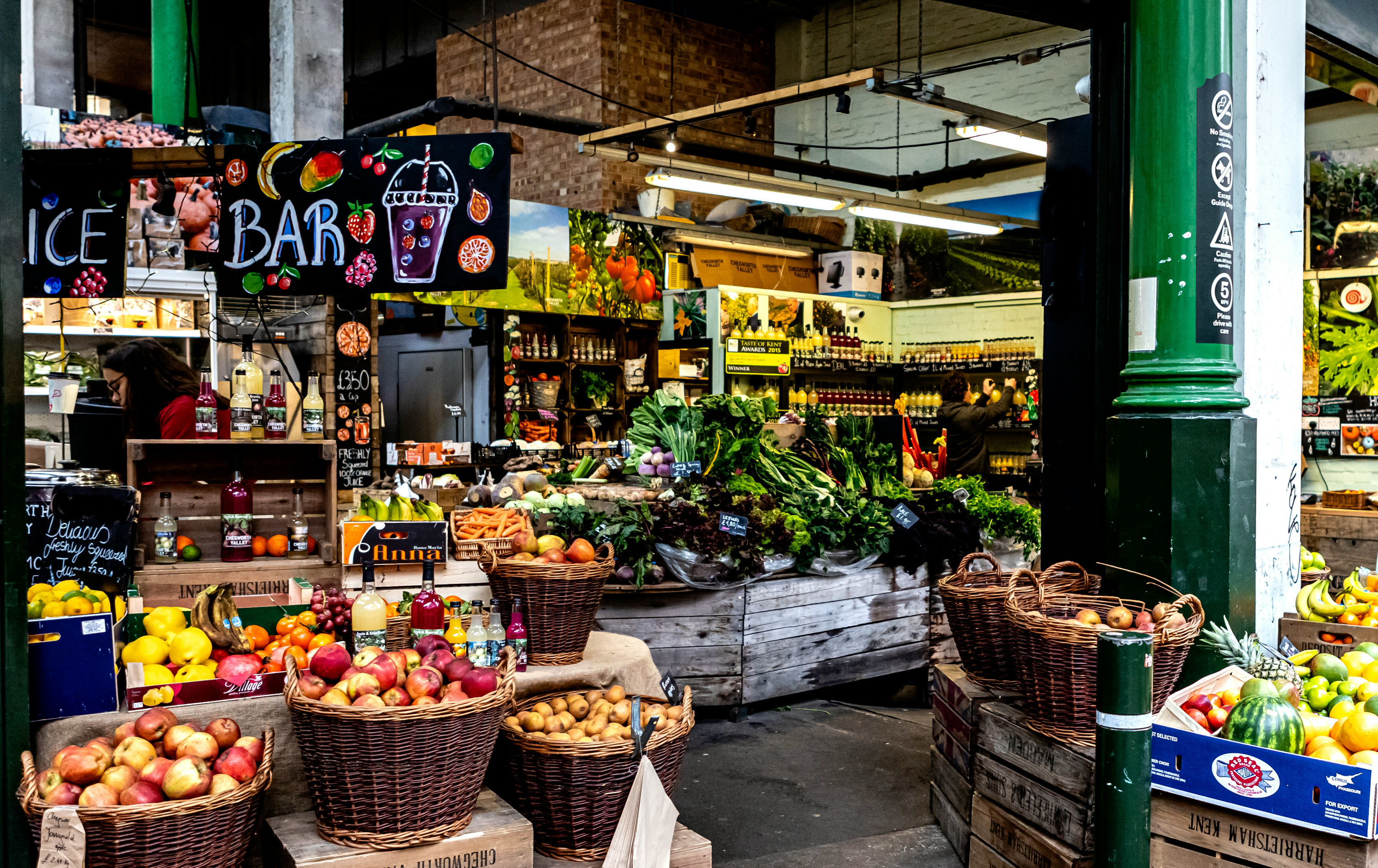 Placing fruit and veg near store entrances can improve sales and diet quality