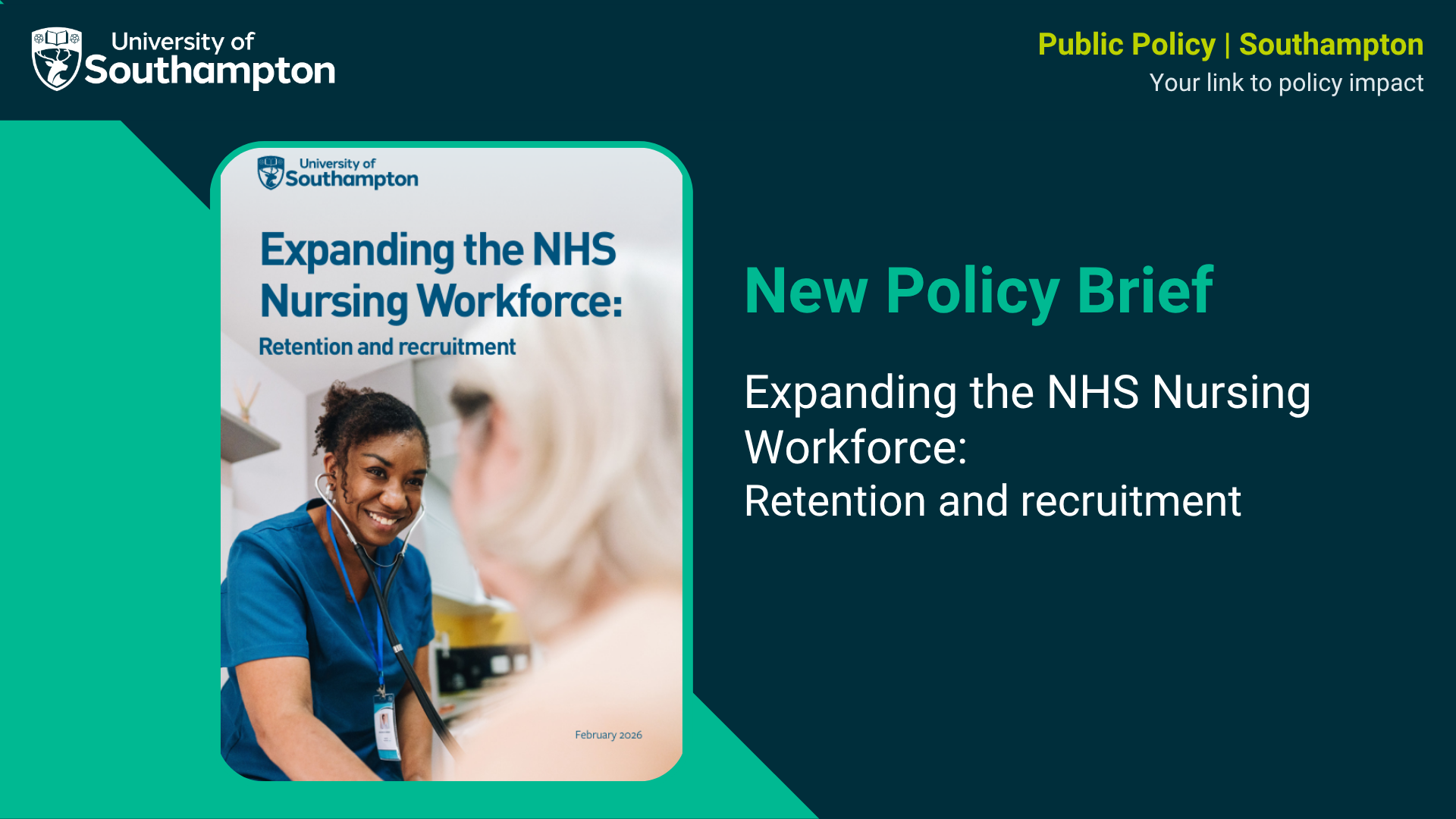 Expanding NHS workforce cover image