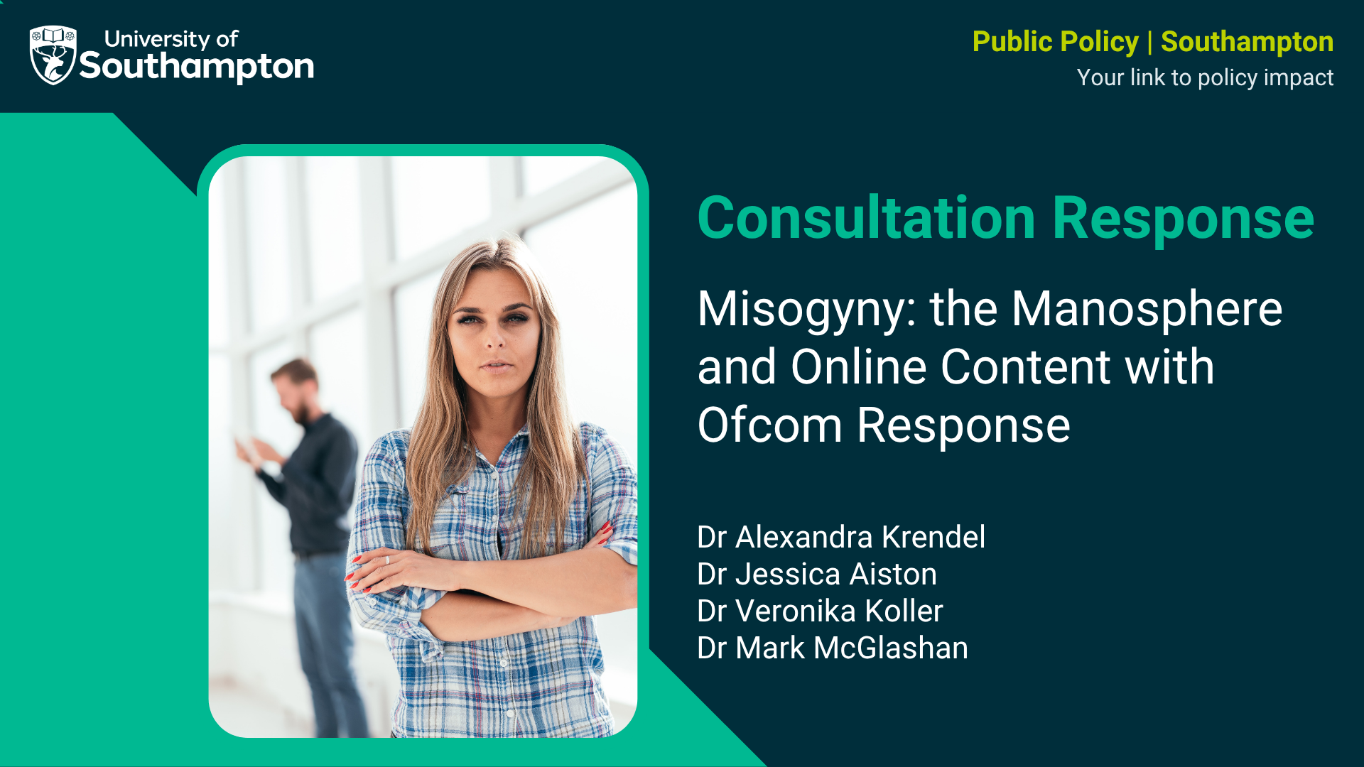 Mysogyny: the manosphere and online content consultation graphic