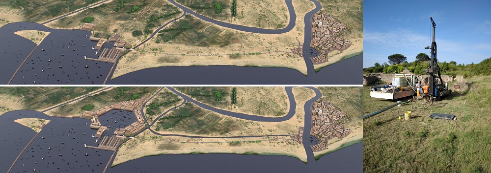 The changing cityscape of the Imperial coast and harbour at Portus