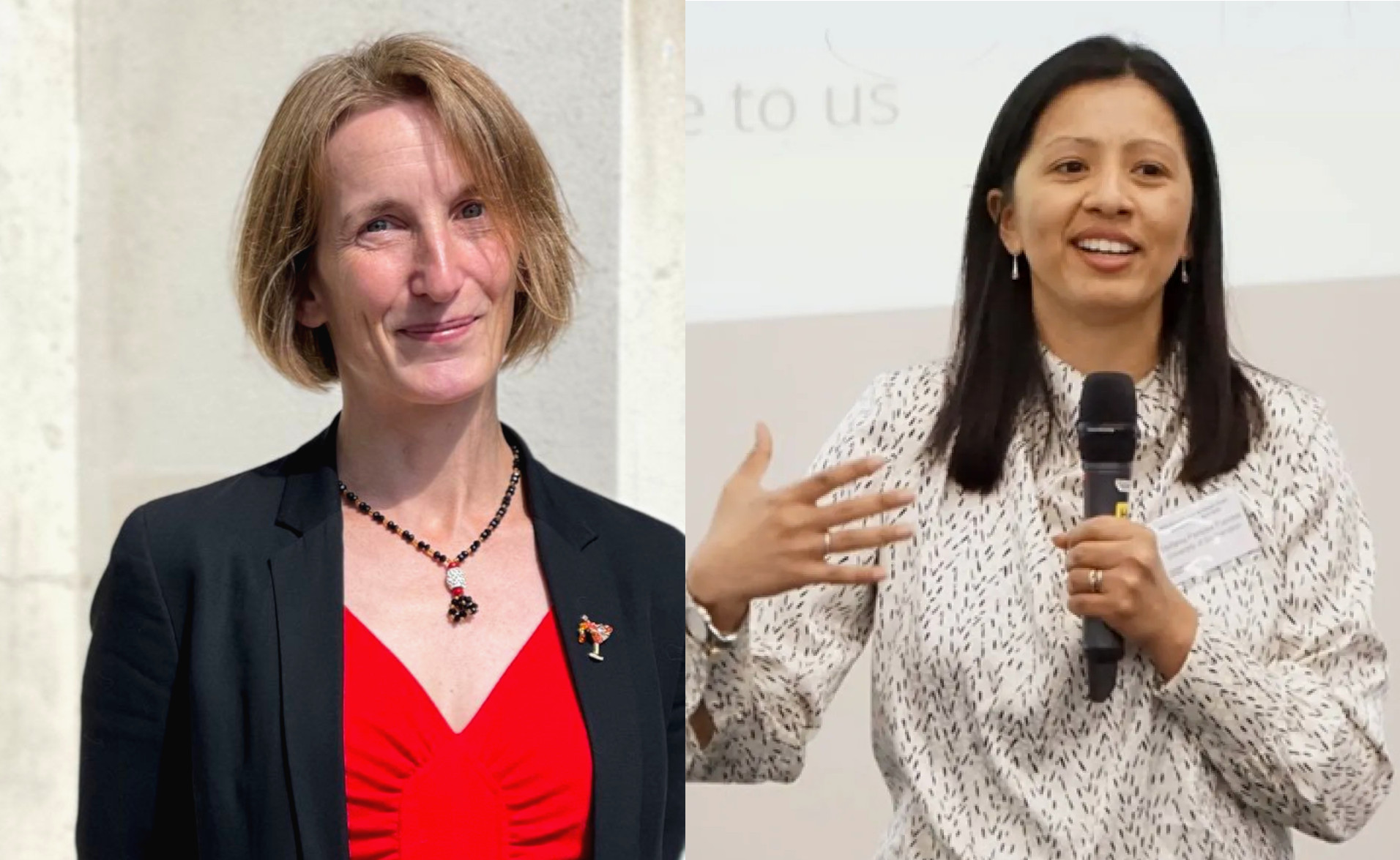 Prof Bryony Whitmarsh (left) and Dr Stefania Paredes Fuentes (right)