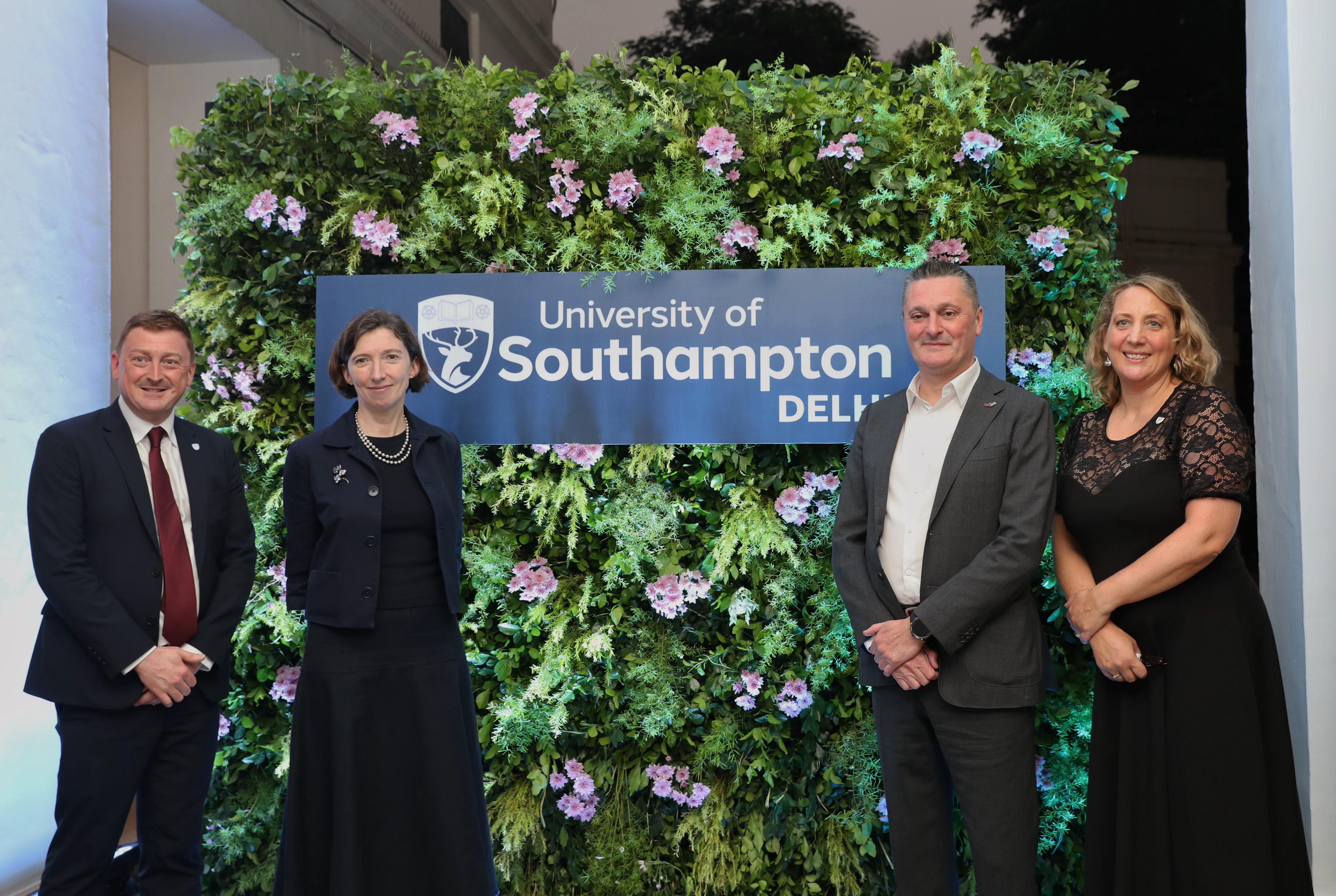 Pictured (left to right): Kieron Broadhead, Lindy Cameron, Professor Andrew Atherton and Zoe Marlow.
