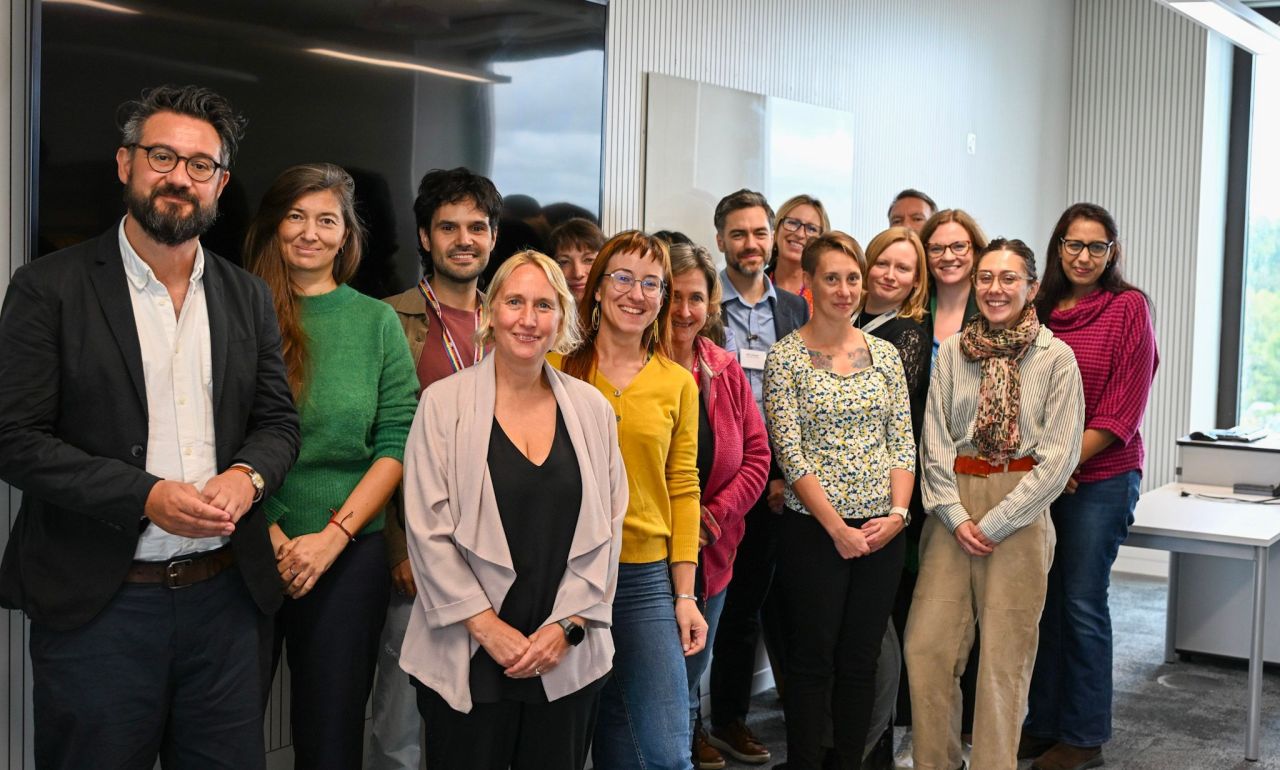 Image of the PPS team and Sarah Carter-Bell