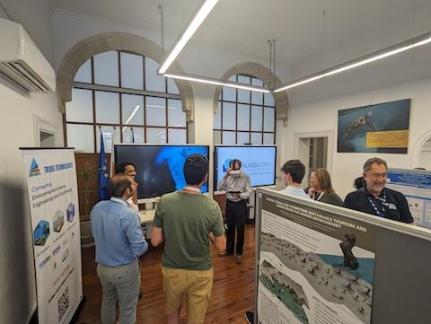 Virtual dive demonstration