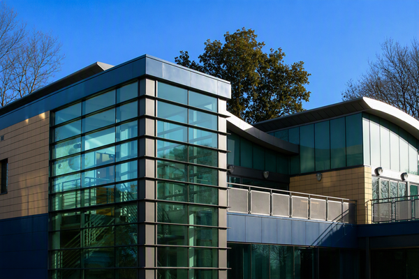 Exterior view of the VibSim building at the University of Southampton