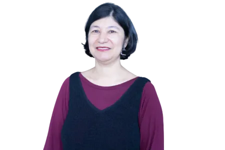 Cutout head and shoulders of Dr Adriana Patino