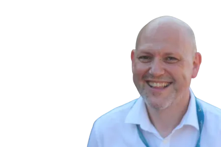 Head and shoulders cut out image of Christian Lewis