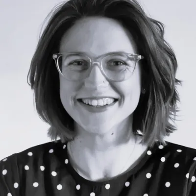 Black and white picture of Jessica Smith