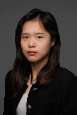 Portrait image of Lily looking directly at the camera.