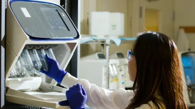 Scientist in laboratory