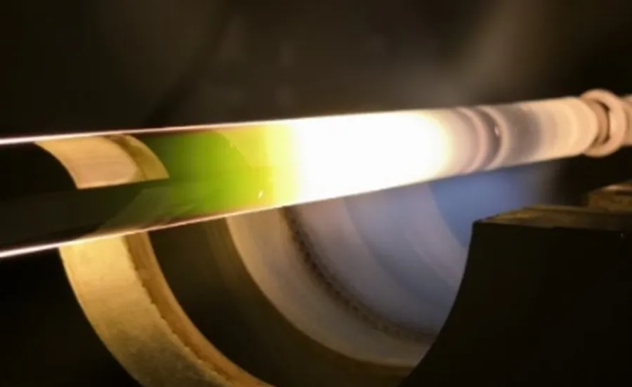 Rare-earth doped silica fibre fabrication using vapor phase deposition technique