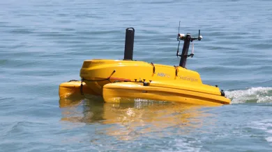 BioCam 3D seafloor imaging system deployed from the Autosub 600