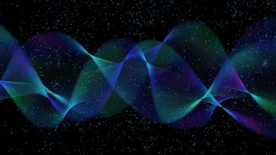Coloured waves of physics particles